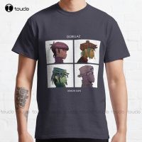 New Demon Days Classic T-Shirt Red Shirts For Cotton Tee Shirt Xs-5Xl Unisex Fashion Funny Harajuku Streetwear Tshirt