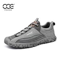 CCE mens shoes large size pigskin retro wear-resistant outdoor shoes mens all-match breathable casual sports shoes men 23268-LQ shoes