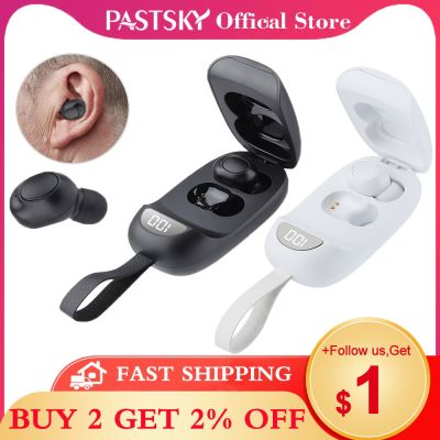 ZZOOI PASTSKY Invisible Digital Hearing Aids Mini In Ear Sound Amplifier Rechargeable Low Noise Adjustable Tone Deafness Elderly