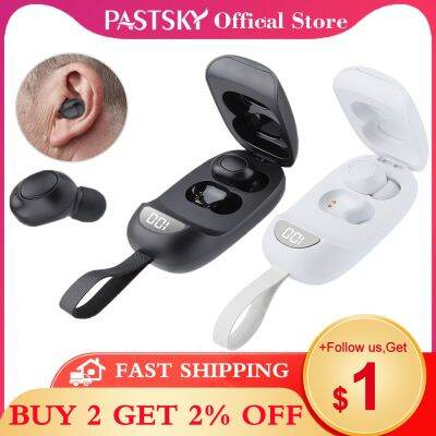 ZZOOI PASTSKY Invisible Digital Hearing Aids Mini In Ear Sound Amplifier Rechargeable Low Noise Adjustable Tone Deafness Elderly