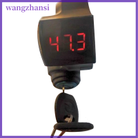 Wangzhansi จอแสดงแรงดันไฟฟ้าคันเร่งไฟฟ้าสำหรับจักรยานพร้อมกุญแจล็อค