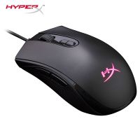 ต้นฉบับ HyperX Pulsefire Core RGB เมาส์เกมมืออาชีพ Pixart 3327เซ็นเซอร์ออปติคัล DPI สูงสุด6200สายเมาส์ Yuebian