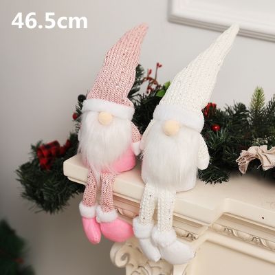 【CW】 Gnome Christmas Decorations Supplies Large Faceless Doll Santa Claus Xmas Ornaments for Home Navidad Natal New Year 2023 Decor