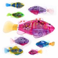 Electronic Fish Activated Battery Powered Toy Children Pet Holiday Gift Can Swims Pets Hobbies Toys 5pcs random