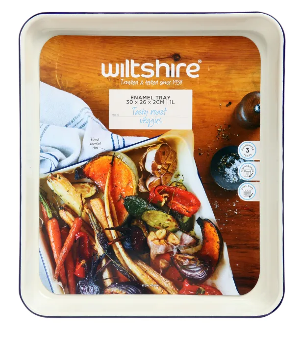 WILTSHIRE ENAMEL BAKING TRAY 1L Lazada Singapore