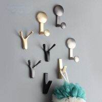 ◎☑✑ Nordic Black Hooks Light Luxury Clothes Coat Hooks Cabinet Storage Hooks Bathroom Towel Hooks Multiple Wall Corner Hooks