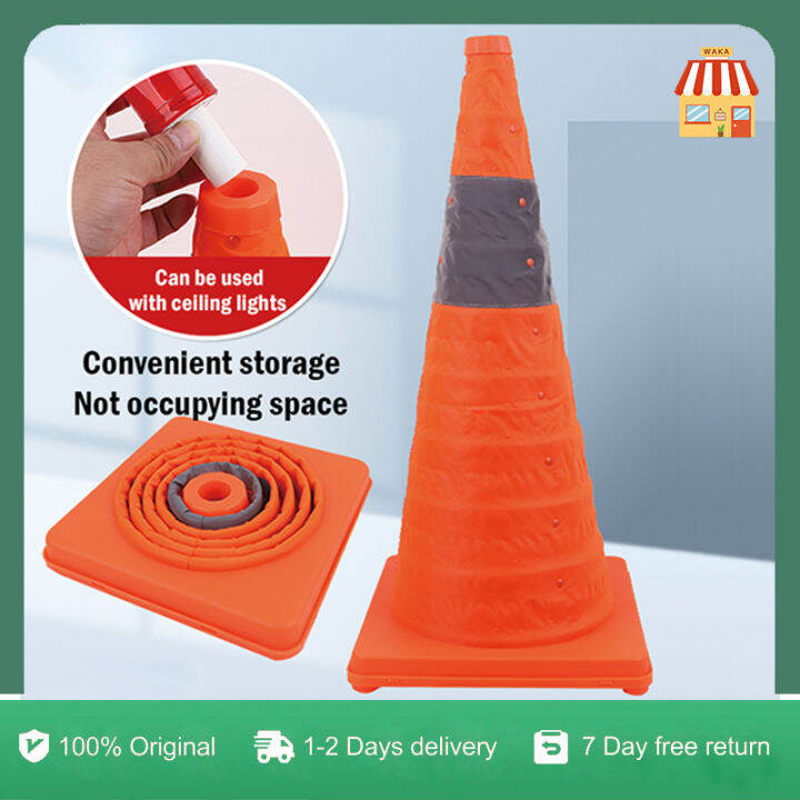 【Hot】 45cm Reflectorized Traffic Cone Barricades Warning-Sign Road ...