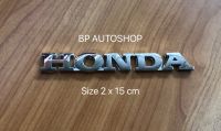 BP. โลโก้ คำว่า HONDA ขนาด 15 cm สีชุบโครเมี่ยม ราคาต่อชิ้น