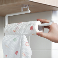 Kitchen Paper Roll Holder Towel Hanger Rack Toilet Paper Holders Bathroom Organizer Shelf Bar Cabinet Rag Hanging Holder