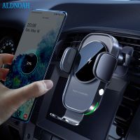 15W Carregador Sem Fio Do Carro Sensor Inframelho Carregador Sem Fio Em Ventilaão De Ar Do Carro Montar Titular Carregador De Telefone De Carregamento Fio 2023ผลิตภัณฑ์ใหม่