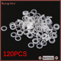 Ruing ยางซิลิโคน120ชิ้น O-Ring สวิตช์ Dampeners สีขาวสำหรับแป้นพิมพ์ Cherry MX