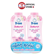 Combo 2 Phấn Rôm Dnee Kids 380g