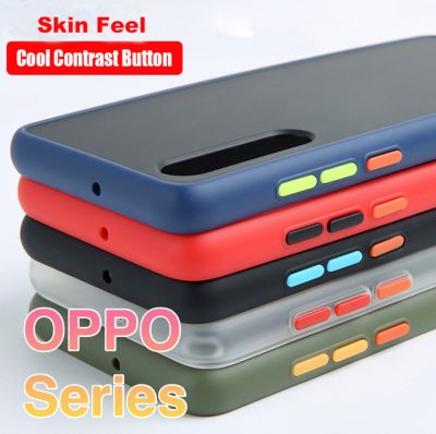 ส่งจากไทย Case Oppo Reno4 เคสโทรศัพท์ ออฟโป้ เคสกันกระแทก ขอบสีหลังขุ่น เคส OPPO Reno4ของแท้ 100%