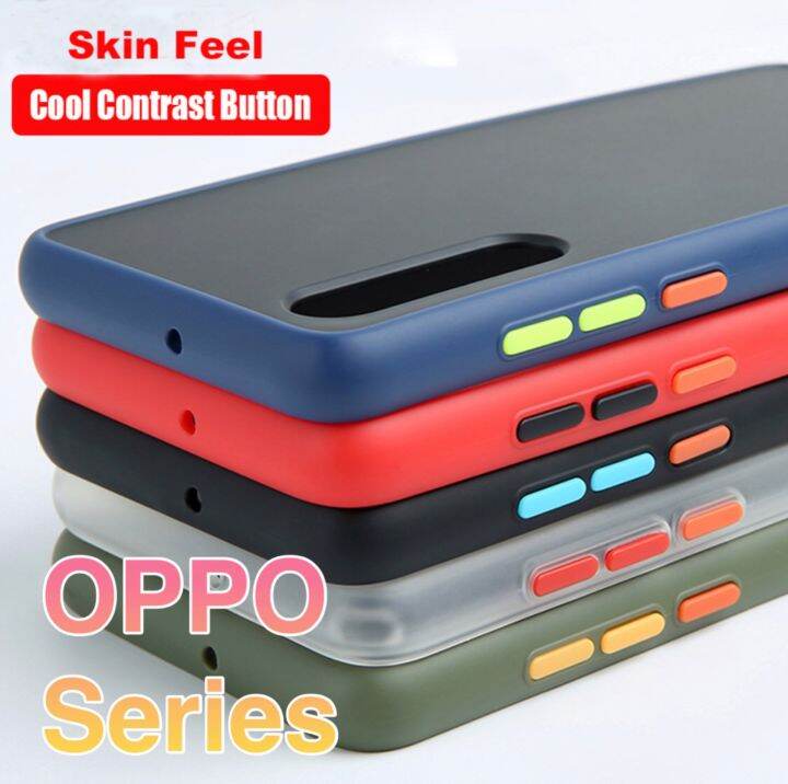 ส่งจากไทย-case-oppo-reno4-เคสโทรศัพท์-ออฟโป้-เคสกันกระแทก-ขอบสีหลังขุ่น-เคส-oppo-reno4ของแท้-100