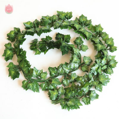 1Pc Green Artificial Vine Home Decor Diy Hanging Flower Ivy Leaf Garland Plants Vine Garden Party Wedding Wall Decor Accessories