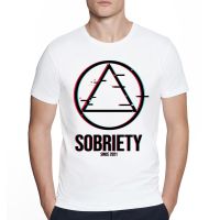 Funny Classic Graphic T-Shirt Alcoholics Aa Anonymous Sobriety Sober Since 2021 Desgin Summer Tshirt Streetwear Hip Hop Tshirt