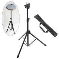 Drum Stand Full Metal Aluminum Alloy Adjustment Foldable Floor Drum Stand Holder with Carry Bag for Jazz Snare Dumb Drum