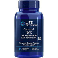 Life Extension Optimized NAD+ Cell Regenerator and Resveratrol Advanced Defense Against Cellular Aging 30 Vegeterian Capsules