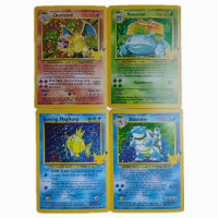 มีในสต็อก! Pokemon 25Th Anniversary Series V Max การ์ดอะนิเมะ DIY Flash Card Pikachu Charizard เกมคอลเลกชันการ์ดของเล่น Gifts