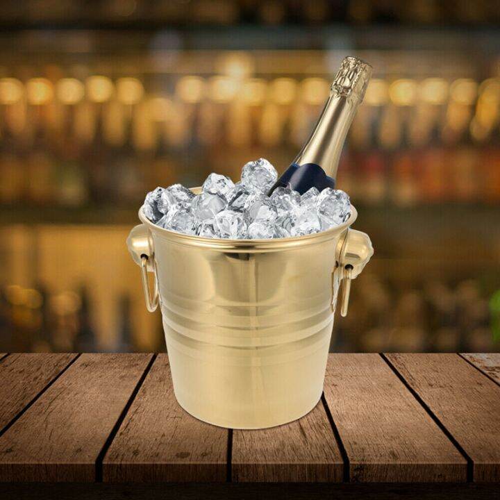 1pc-3l-stainless-steel-ice-bucket-thick-tiger-head-ice-bucket-party-ice-bucket-gold