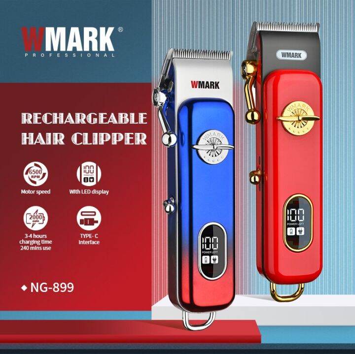 WMARK 6500RPM NG899 Hair Clipper Hair Trimmer Professional