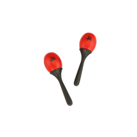 Red Little Plastic Maracas