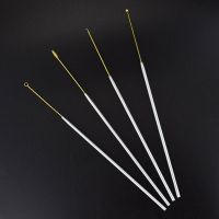 Set of 4pcs Copper Stainless Steel Ear Wax Pick Curette Earwax Removal Picker Earpick Cleaner Tool Kit For Kids Adults Home