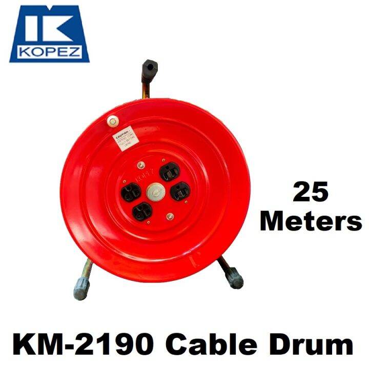 Kopez KM2190 Cable Drum with 25 meters Cord 25m KM2190 KM 2190