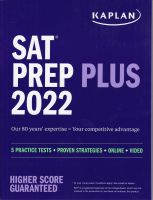 KAPLAN SAT PREP PLUS 2022 BY DKTODAY