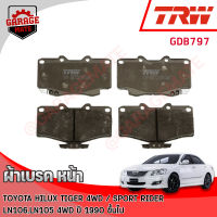 TRW ผ้าเบรคหน้า TOYOTA HILUX MIGHTY-X (LN50,LN56) 2.5D,2.8D 4WD 1990-1998