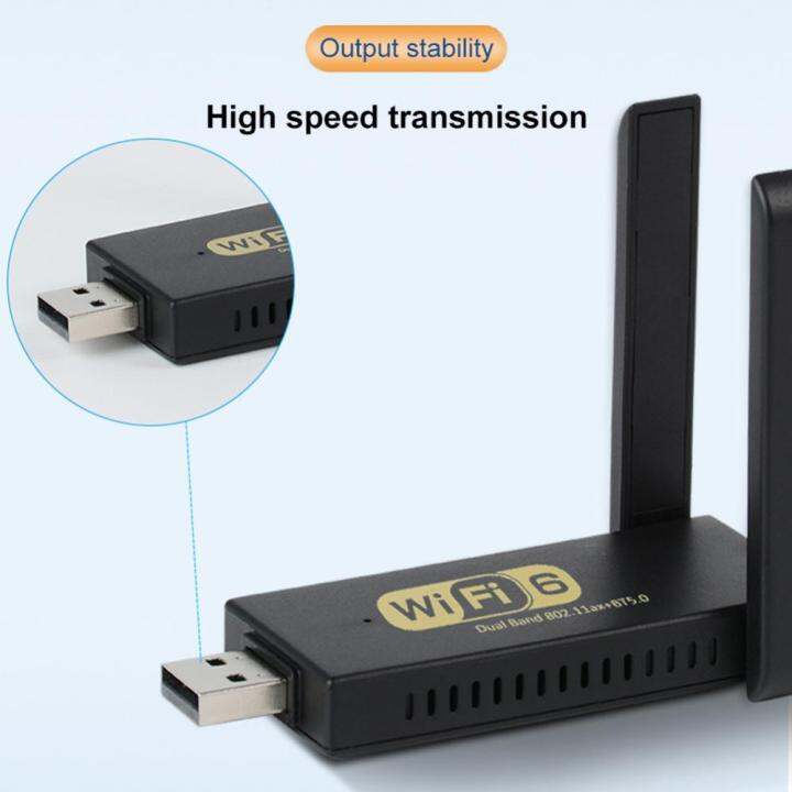 wifi6ตัวส่งสัญญาณภาพและเสียงอุปกรณ์มีเดียไร้สายการ์ดเน็ตเวิร์กพกพาได้การ์ดเน็ตเวิร์กเสาอากาศภายนอกรองรับบลูทูธสำหรับเดสก์ท็อปพีซีแล็ปท็อป