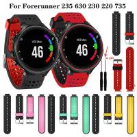 สายสำหรับ Garmin Forerunner 235,สายนาฬิกาซิลิโคนสำหรับ Garmin Forerunner 220/230/235/620/630/735 Approach S5/S6/S20