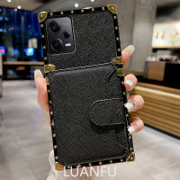 L &amp; F Zero Wallet เคสหนัง Redmi Note12 Pro 5G / POCO X5 Pro 5G / POCO X5 / Note12 4G/5G เคสป้องกันคุณภาพสูงเคสการ์ดหนังเคสหนังโทรศัพท์ป้องกันแรงกระเทือน