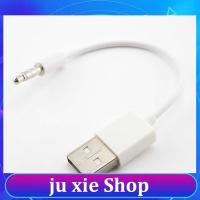 JuXie store USB Data/Charging Cable 3.5mm Jack 4 pole Male Plug Connector to USB 2.0 type A Male Adapter for Car Device