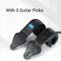 Leather Adjustable Simple Design Acoustic Electric Guitar Strap Electric Acoustic Bass Guitar Strap Belt Guitar Accessories