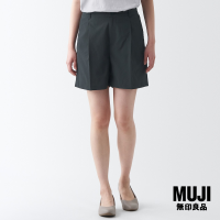 มูจิ กางเกงขาสั้นผ้าเซียร์ซัคเกอร์ ผู้หญิง - MUJI Breathable Seersucker Woven Shorts
