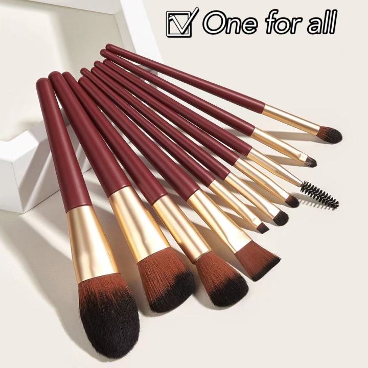 พร้อมส่ง-พร้อมส่งจากไทย-แปรงแต่งหน้า-h35-brush-set-เซต10ชิ้น-แปรงปัดแก้ม-แปรงไฮไลท์-แปลงแต่งหน้า-make-up-brush-fancy