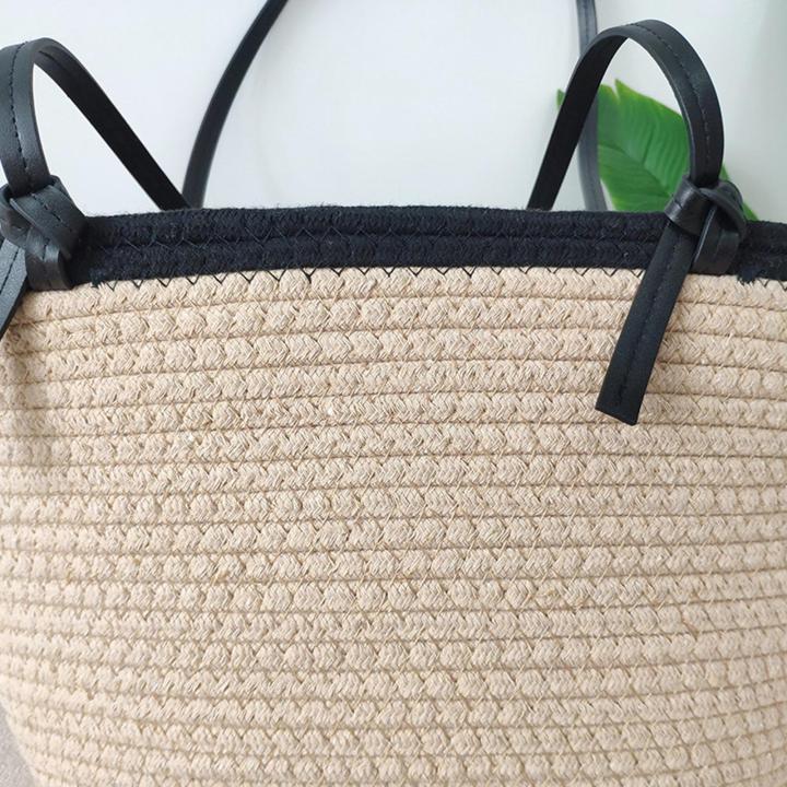 yotjar-กระเป๋าถือแบบทอโบโฮสำหรับผู้หญิงใส่ทำงานกลางแจ้งในฤดูใบไม้ผลิความจุกระเป๋าสะพายขนาดใหญ่