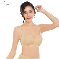 Presea  บราไร้โครงเต้าเรียบ แต่งลูกไม้ด้านหลัง Wireless Bra สีเนื้อ MA1510