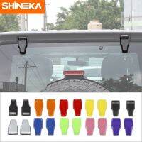 SHINEKA Car Stickers For Jeep Wrangler JL 2018 2019 2020  Rear Windshield Glass Hinge Decoration Cover Stickers Accessories