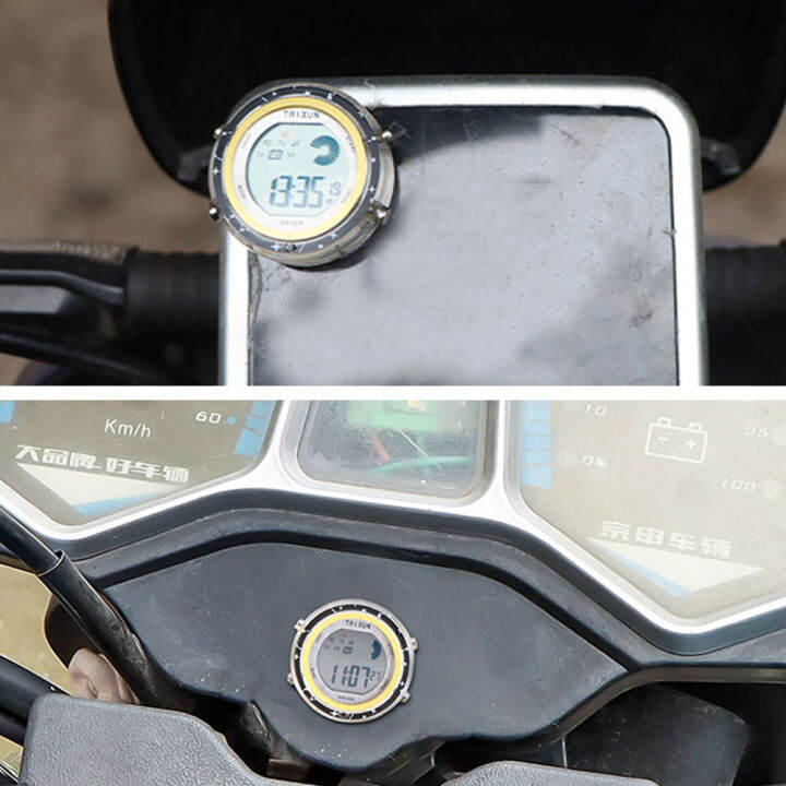 universal-cold-light-รถจักรยานยนต์นาฬิกากันน้ำนาฬิกา-stick-on-motorbike-mount-นาฬิกาดิจิตอล-moto-อุปกรณ์เสริม-moto-จัดแต่งทรงผม