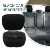 Car headrest waist support two-piece set of suede cushion memory cotton high elasticity soft car neck protection pillow Seat Cushions