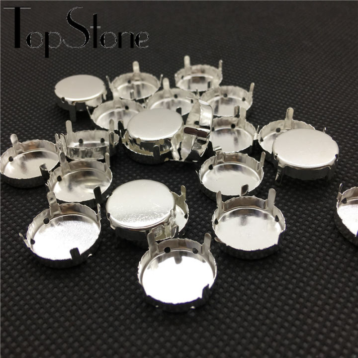 topstone-round-empty-metal-claw-setting-silver-golden-color-for-crystal-rhinestone-4-holes-5-6-7-8-10-12-14-16-18-20-25-27-30-mm