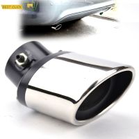 20215.8cm Car Exhaust Muffler Tip For Ford Focus 2 Cruze Fiesta SX4 Aveo Kia Rio Soul Prius Tail Tail End Trim Chrome Cover