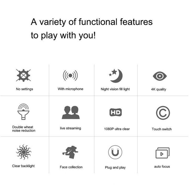 2023-new-jhwvulk-กล้องเว็บแคม1080p-8mp-4k-กล้องเว็บแคม-hd-พร้อมไมโครโฟนในตัว3264x2448p-usb-play-กล้องเว็บแคมพร้อมไฟลบเงา