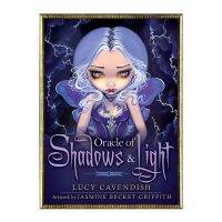 【Study the folder well】  Oracle Of Shadows และ Light Full English Party Board Game 45 Cards Deck Tarots Dropshipping