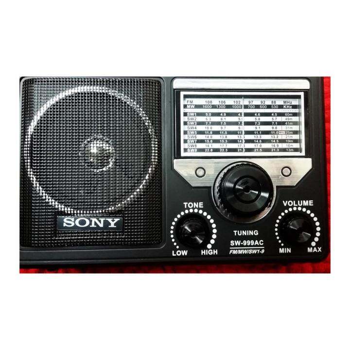 Đài FM, radio, Máy Nghe Nhạc Đa Năng, Thẻ Nhớ, USB Sony SW-999 Sony  SW-999AC 