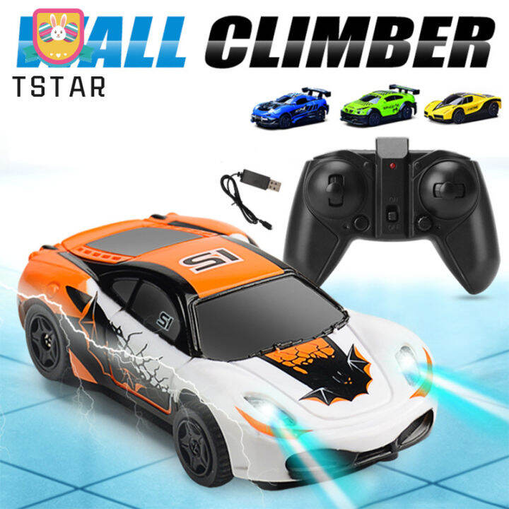 รีโมทคอนโทรล-wall-climbing-car-ชาร์จ-multi-functional-2-4g-รีโมทคอนโทรลรถพร้อมไฟสำหรับของขวัญเด็ก-cod