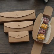 3size Choose Macaron DIY 10 Set Kraft Paper Box Valentine s Day Christmas