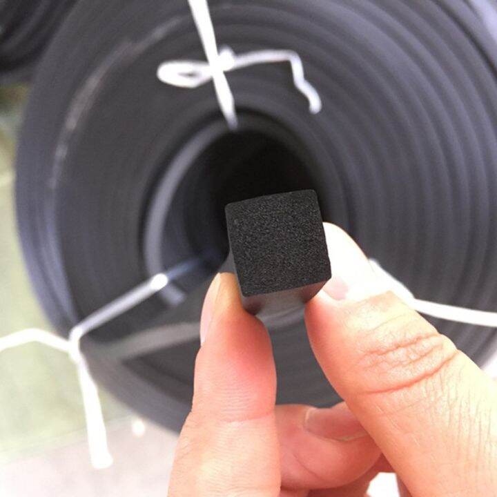 5meter-epdm-foamed-rubber-square-type-sealing-strip-sound-proofing-dustproof-black-foamed-rectangle-seal-strip